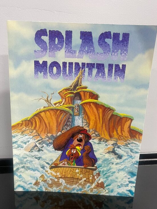 Disneyland Resort Other - Disneyland Splash Mountain Ride Photo Frame Folder Disney Collectible